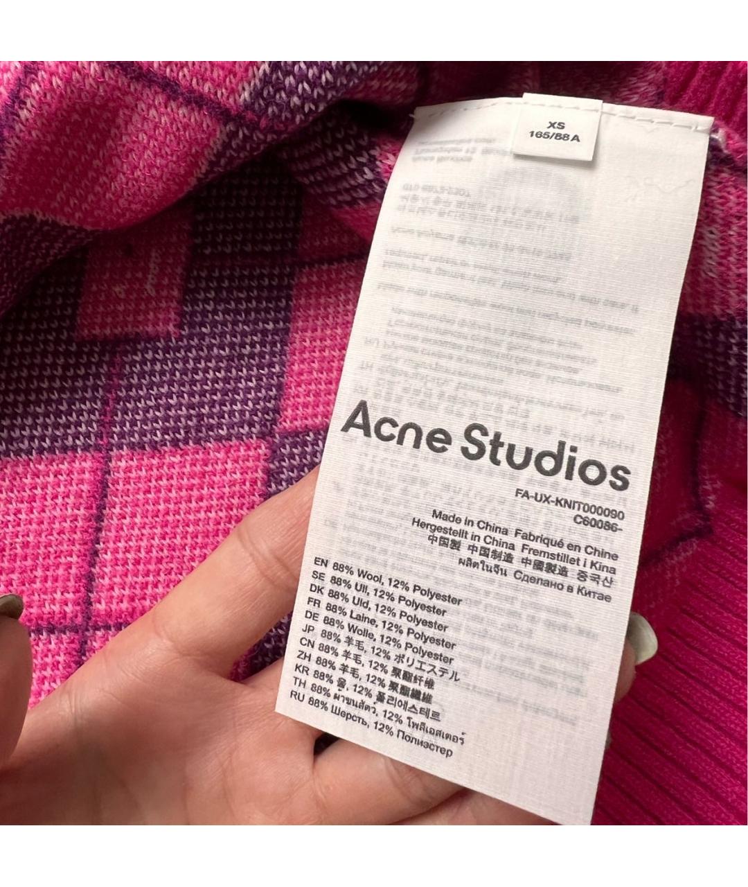 ACNE STUDIOS Мульти шерстяной джемпер / свитер, фото 5