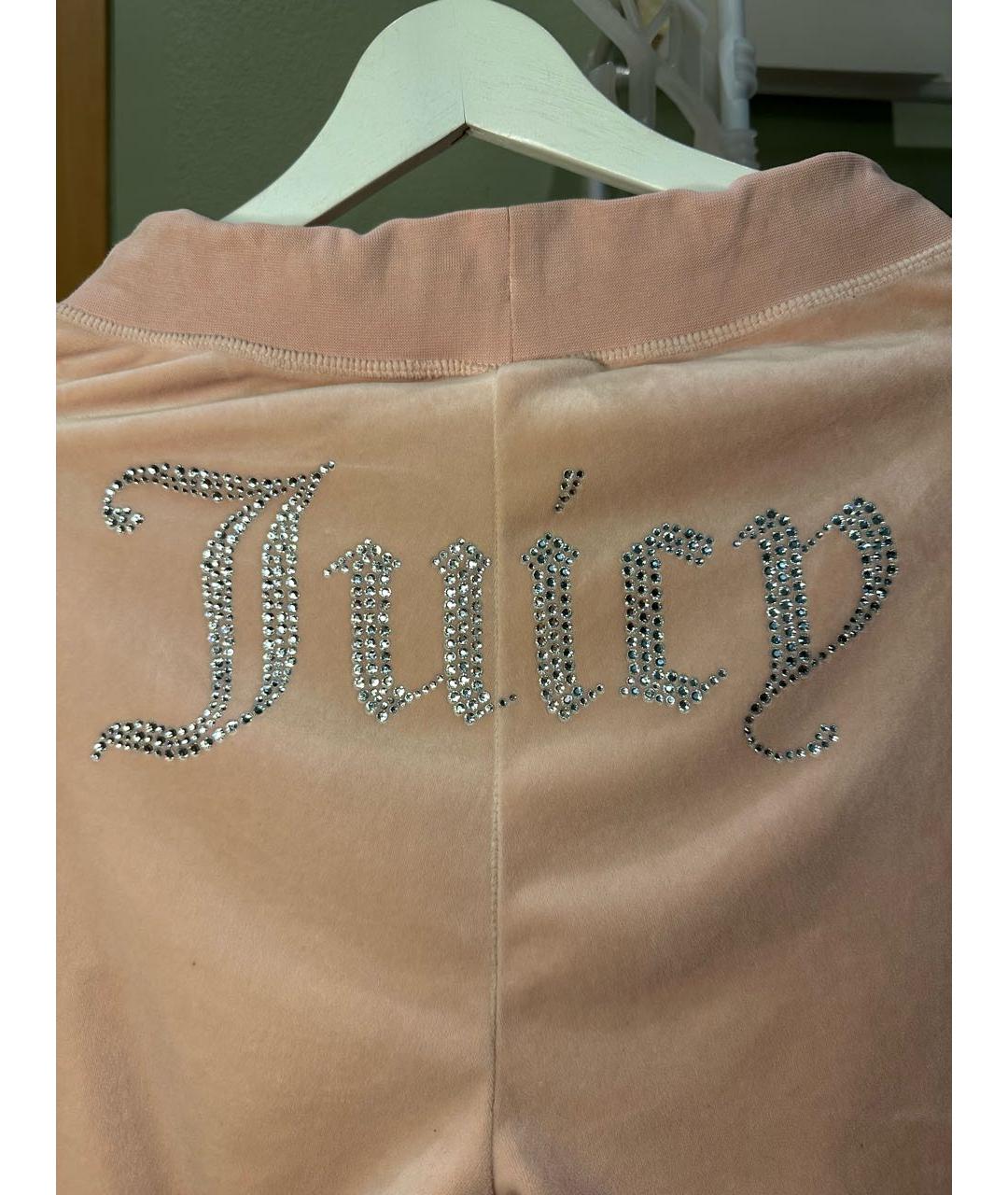 JUICY COUTURE Розовый велюровый спортивные костюмы, фото 6
