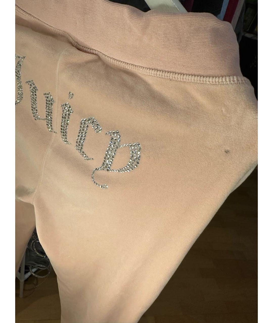 JUICY COUTURE Розовый велюровый спортивные костюмы, фото 7