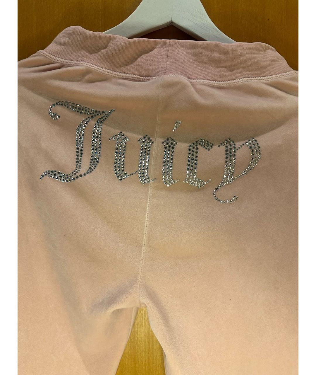 JUICY COUTURE Розовый велюровый спортивные костюмы, фото 8
