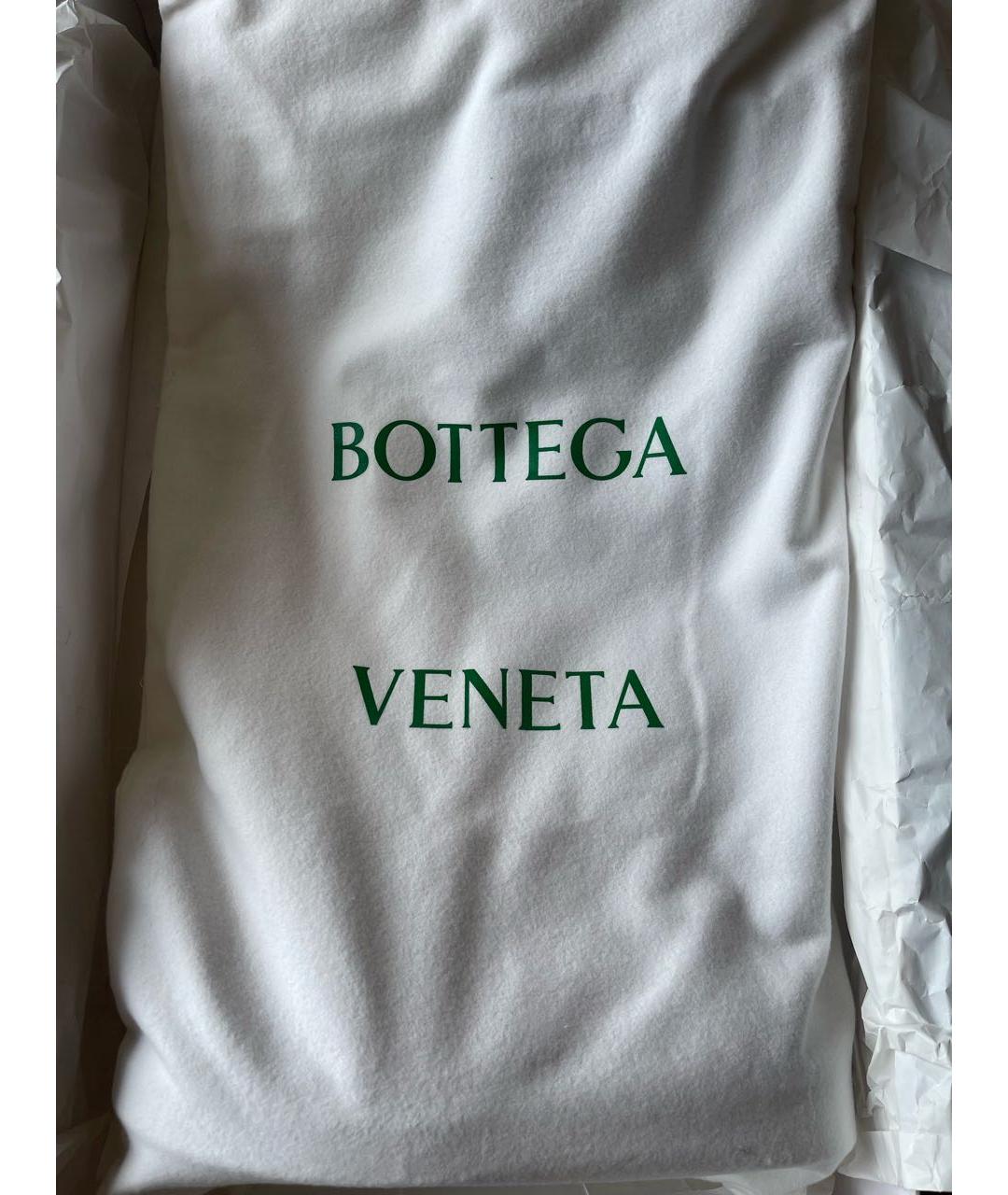 BOTTEGA VENETA Черные кожаные сапоги, фото 5