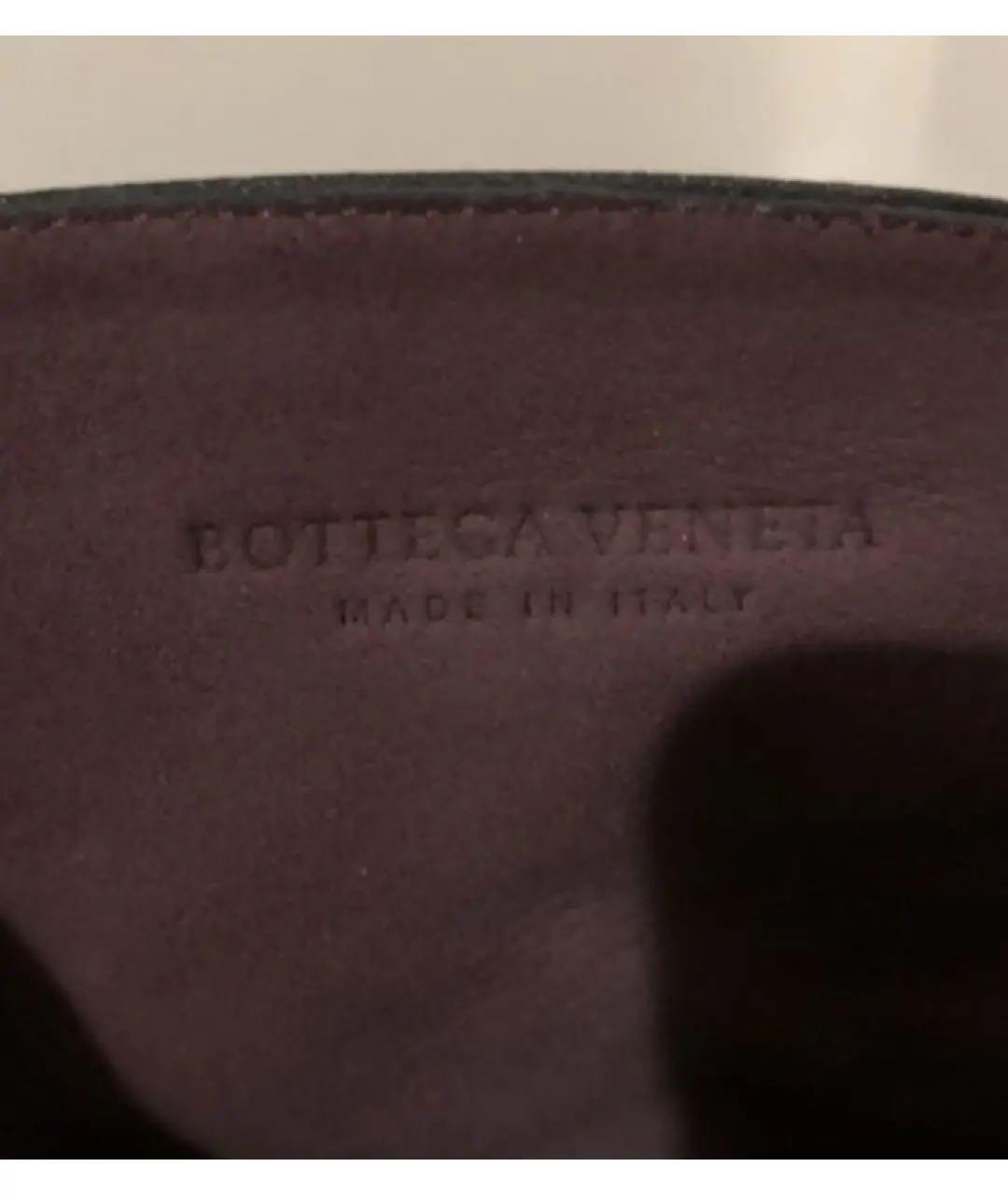 BOTTEGA VENETA Черные текстильные ботфорты, фото 4