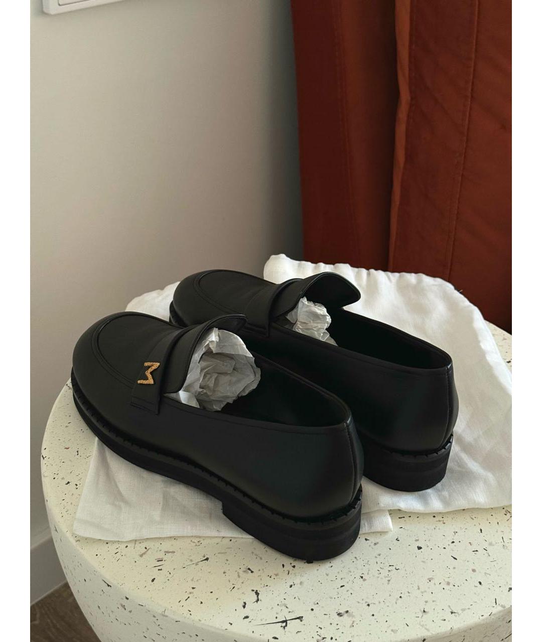 MAGDA BUTRYM Черные кожаные лоферы, фото 4