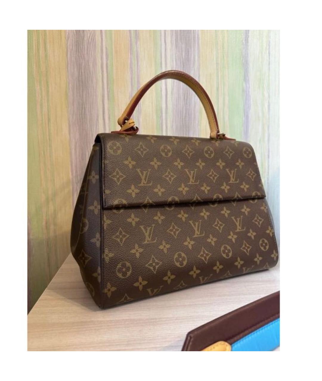 LOUIS VUITTON Коричневая сумка с короткими ручками, фото 2