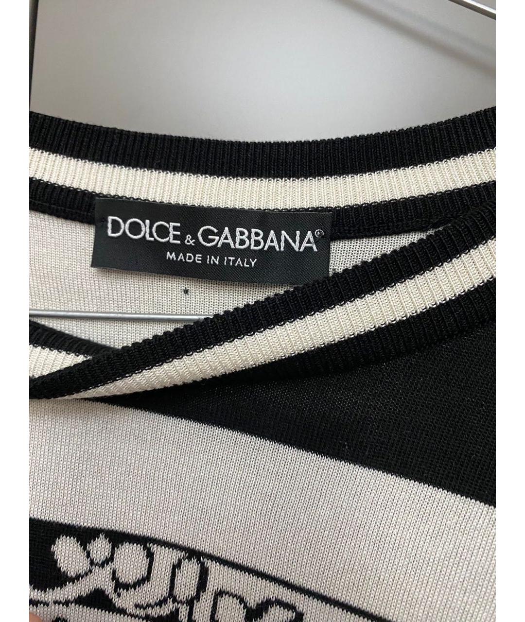 DOLCE&GABBANA Черный джемпер / свитер, фото 4