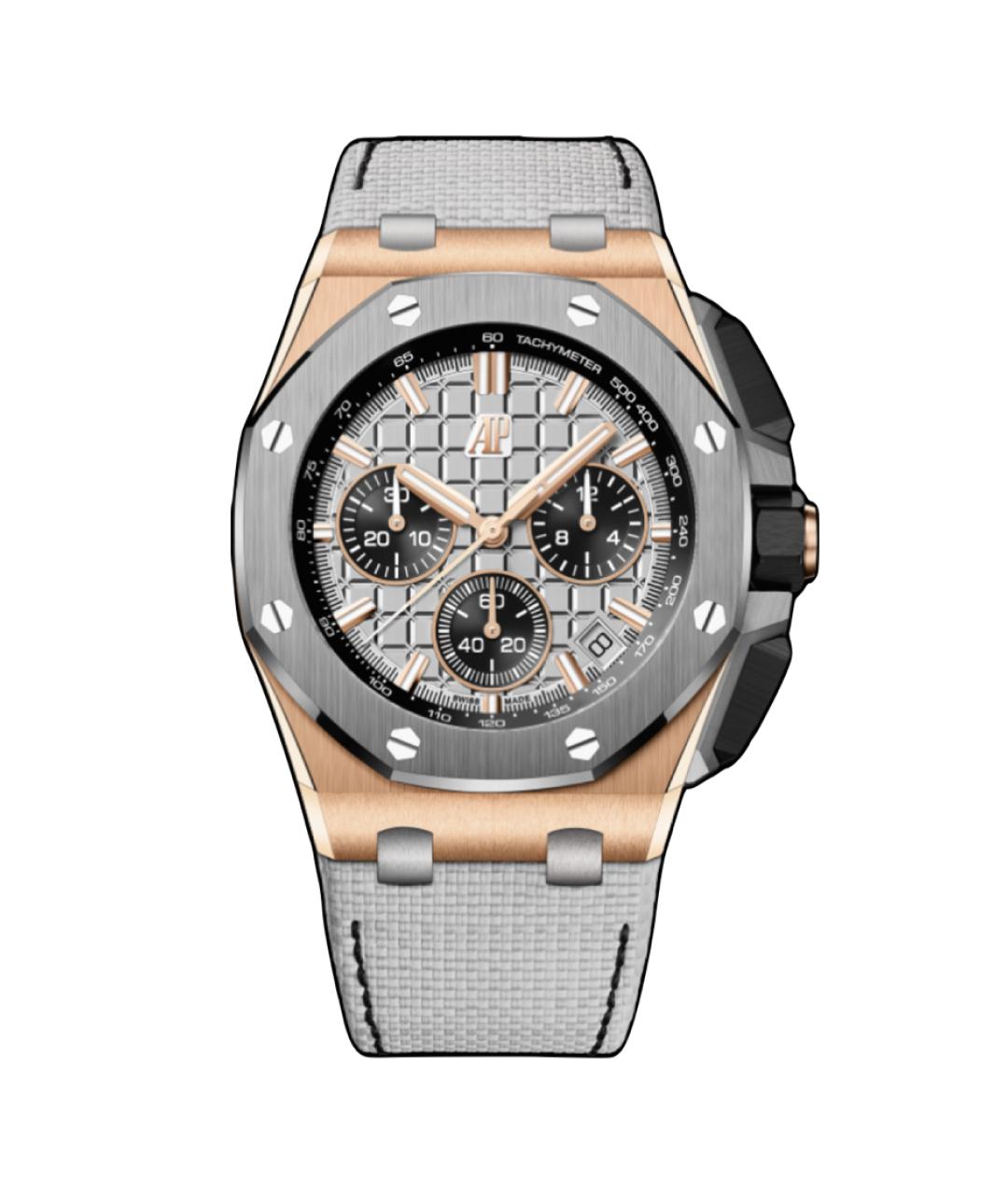 Audemars Piguet Серые часы из розового золота, фото 1