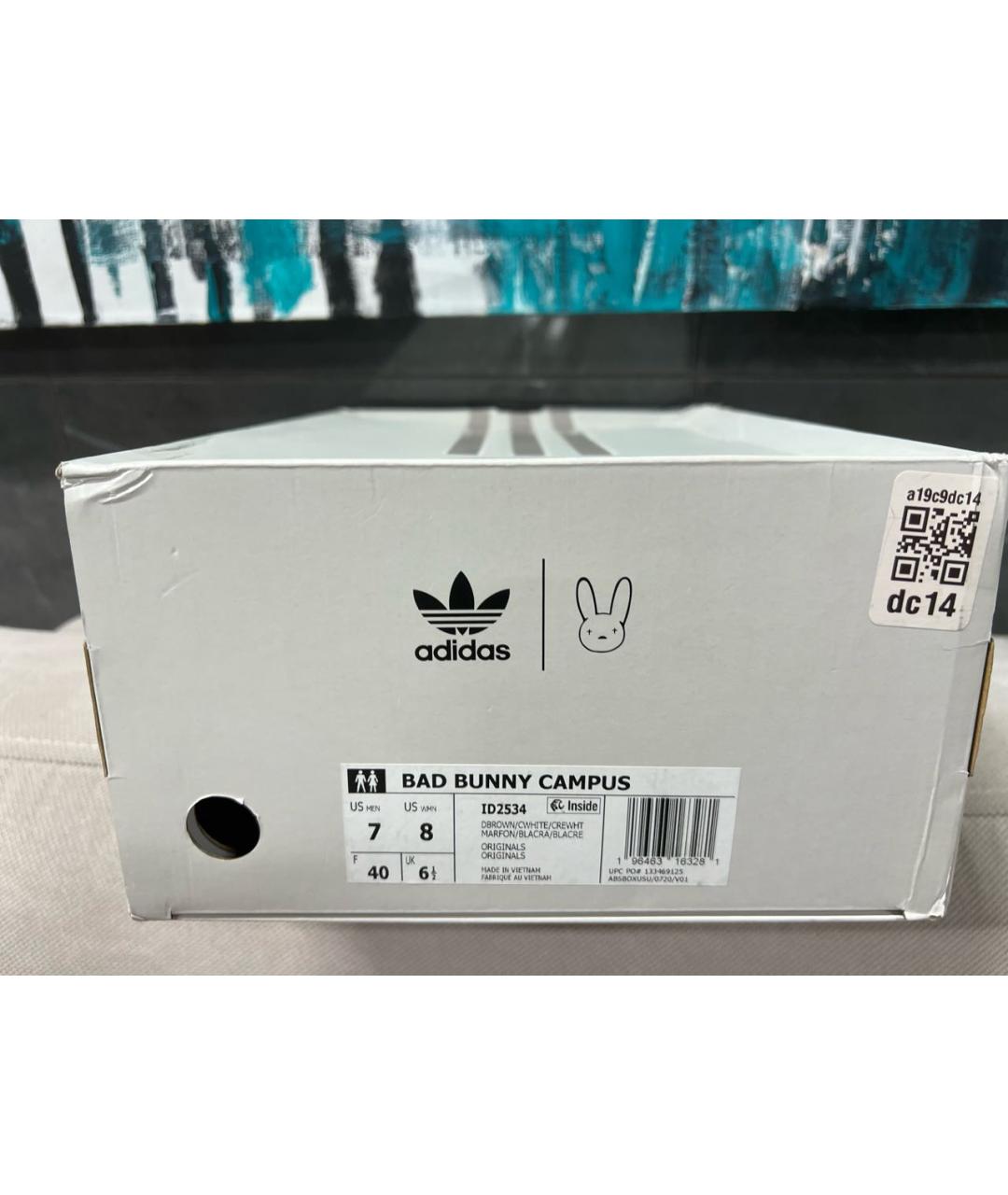 ADIDAS Коричневые замшевые кроссовки, фото 8