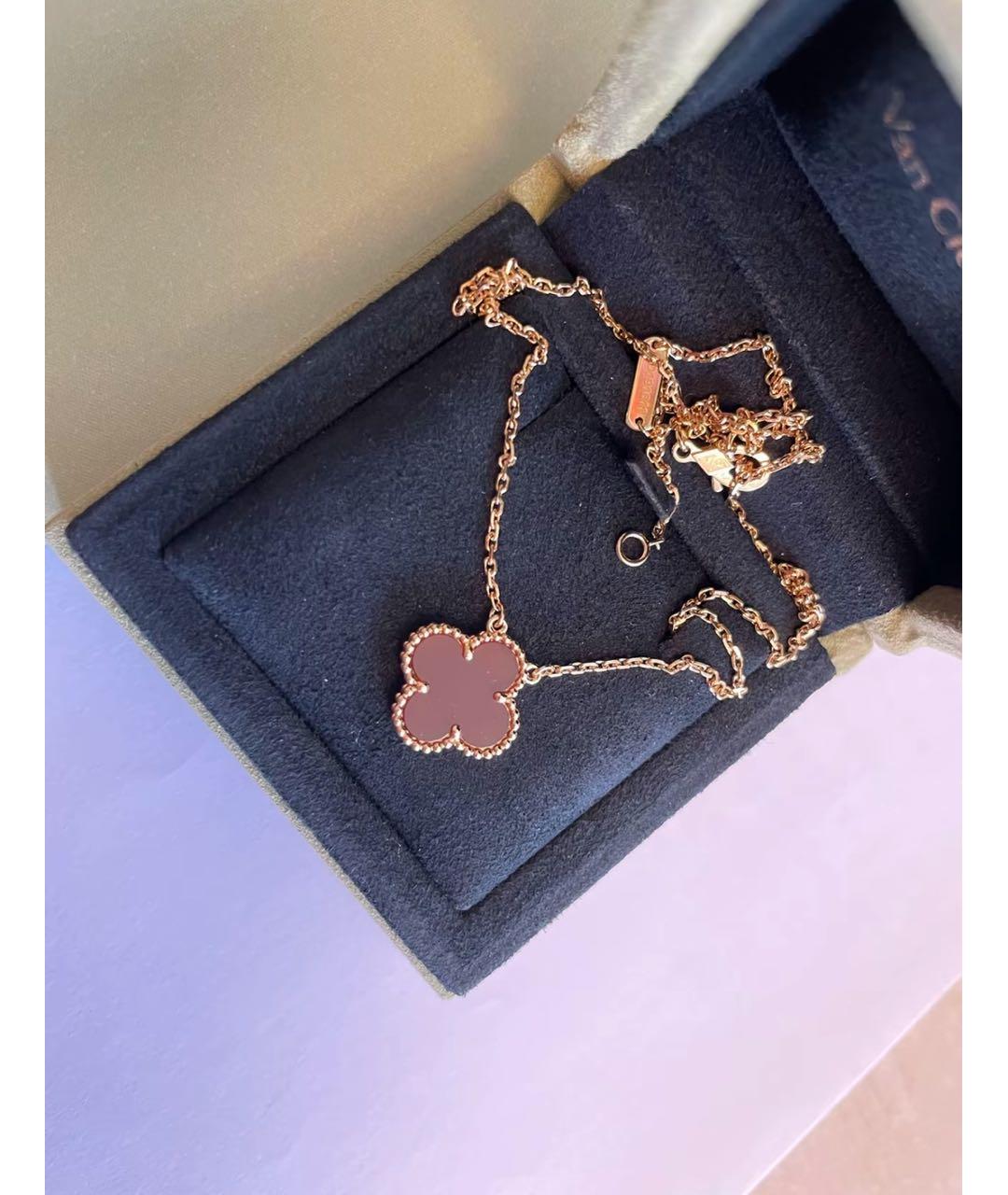 VAN CLEEF & ARPELS Красная подвеска из желтого золота, фото 2
