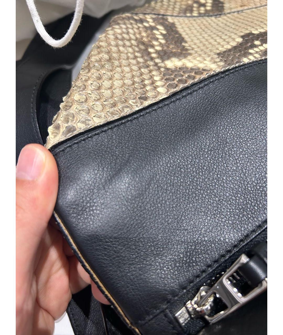LOEWE Сумка через плечо из экзотической кожи, фото 7