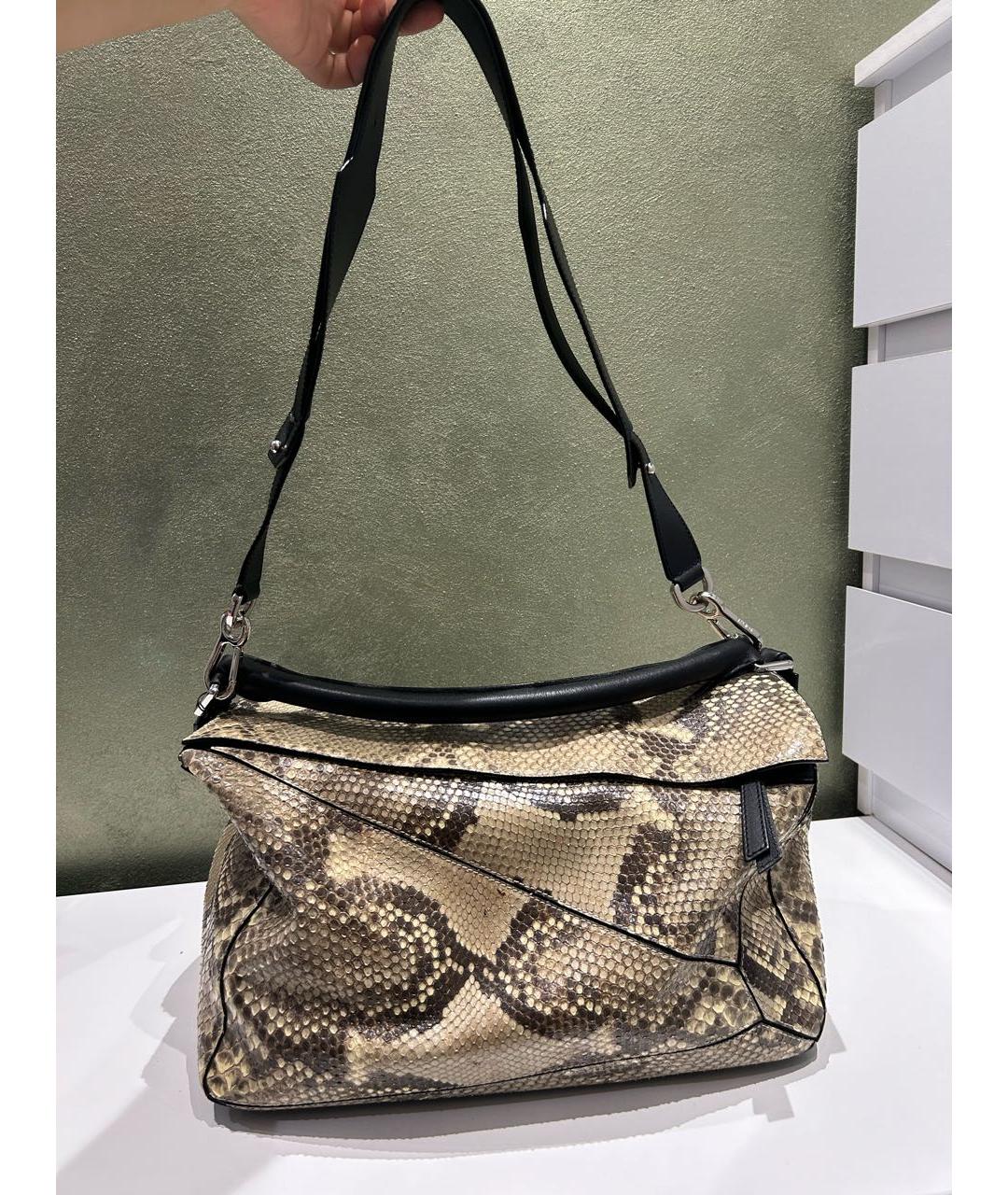 LOEWE Сумка через плечо из экзотической кожи, фото 3
