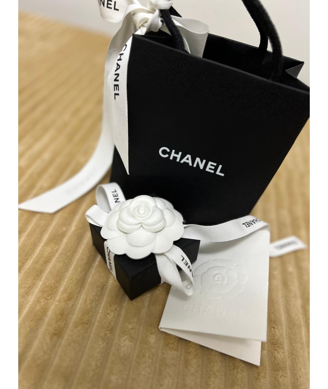 CHANEL Золотые латунные серьги, фото 2