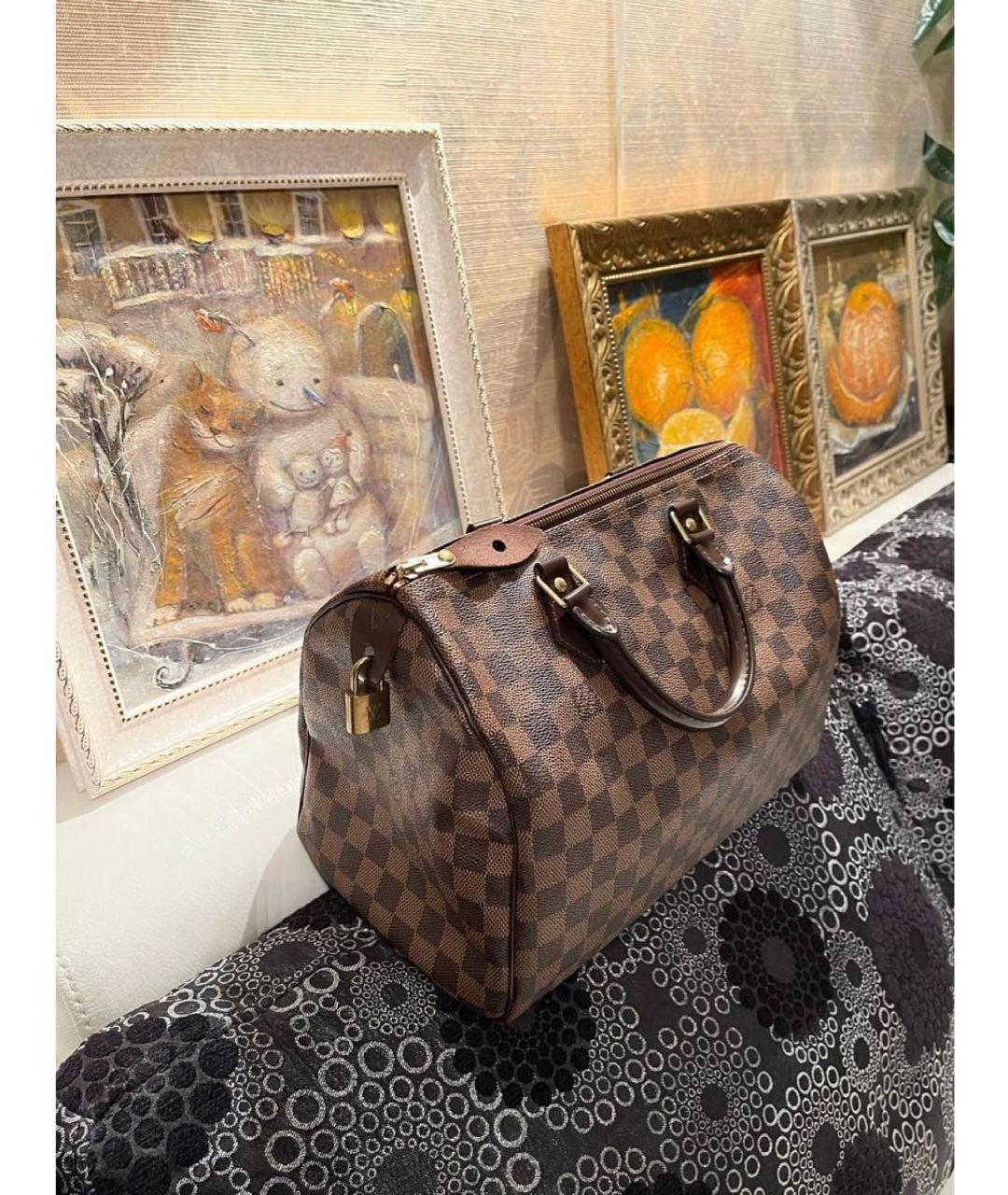 LOUIS VUITTON Коричневая дорожная/спортивная сумка, фото 2