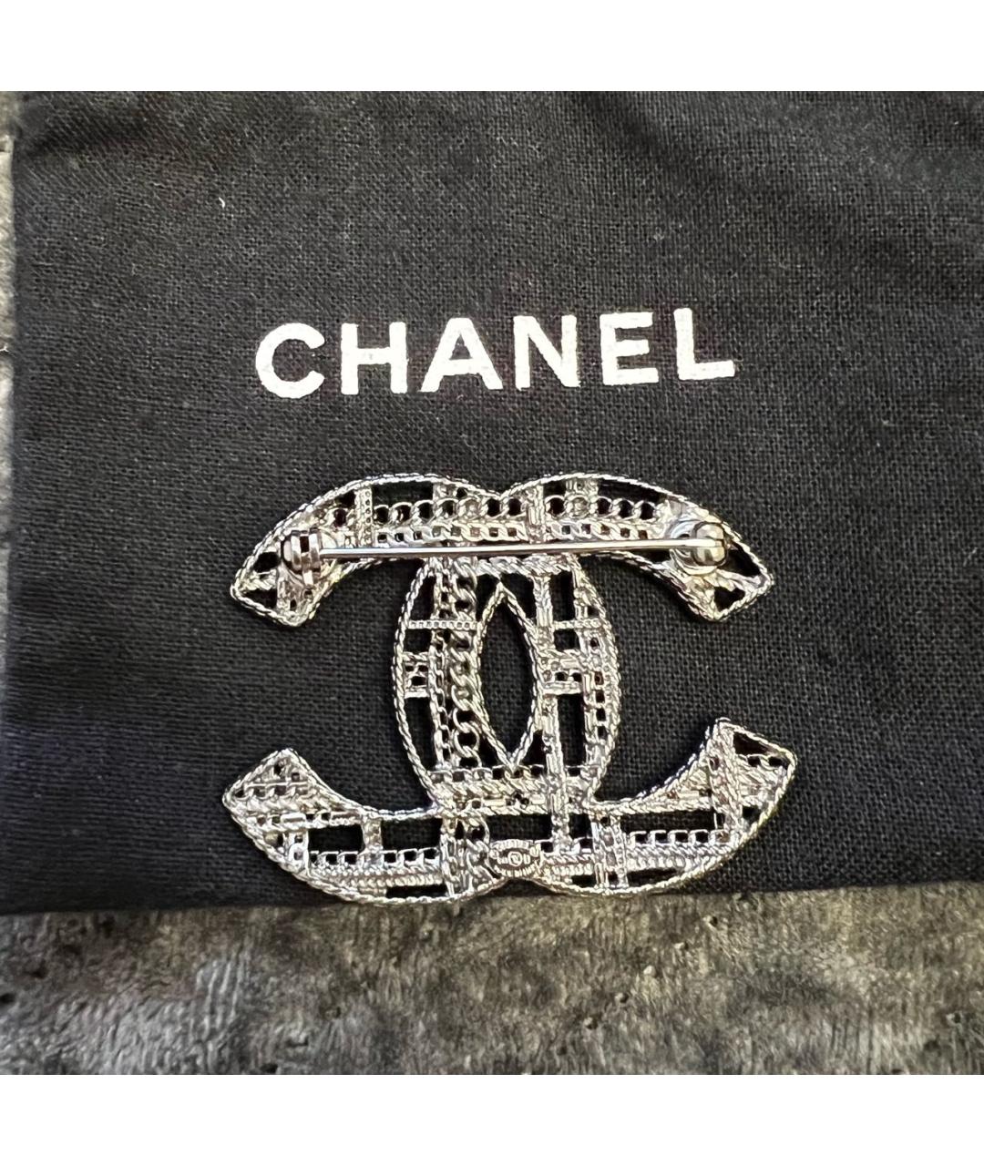 CHANEL Серебряная латунная булавка / брошь, фото 3