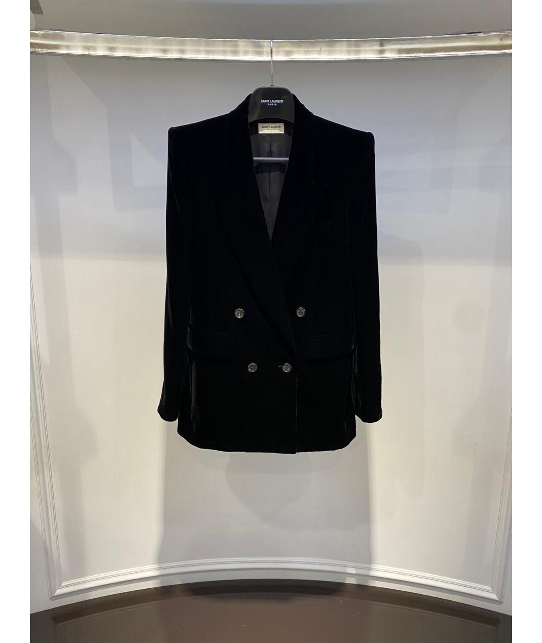 SAINT LAURENT Черный жакет/пиджак, фото 2