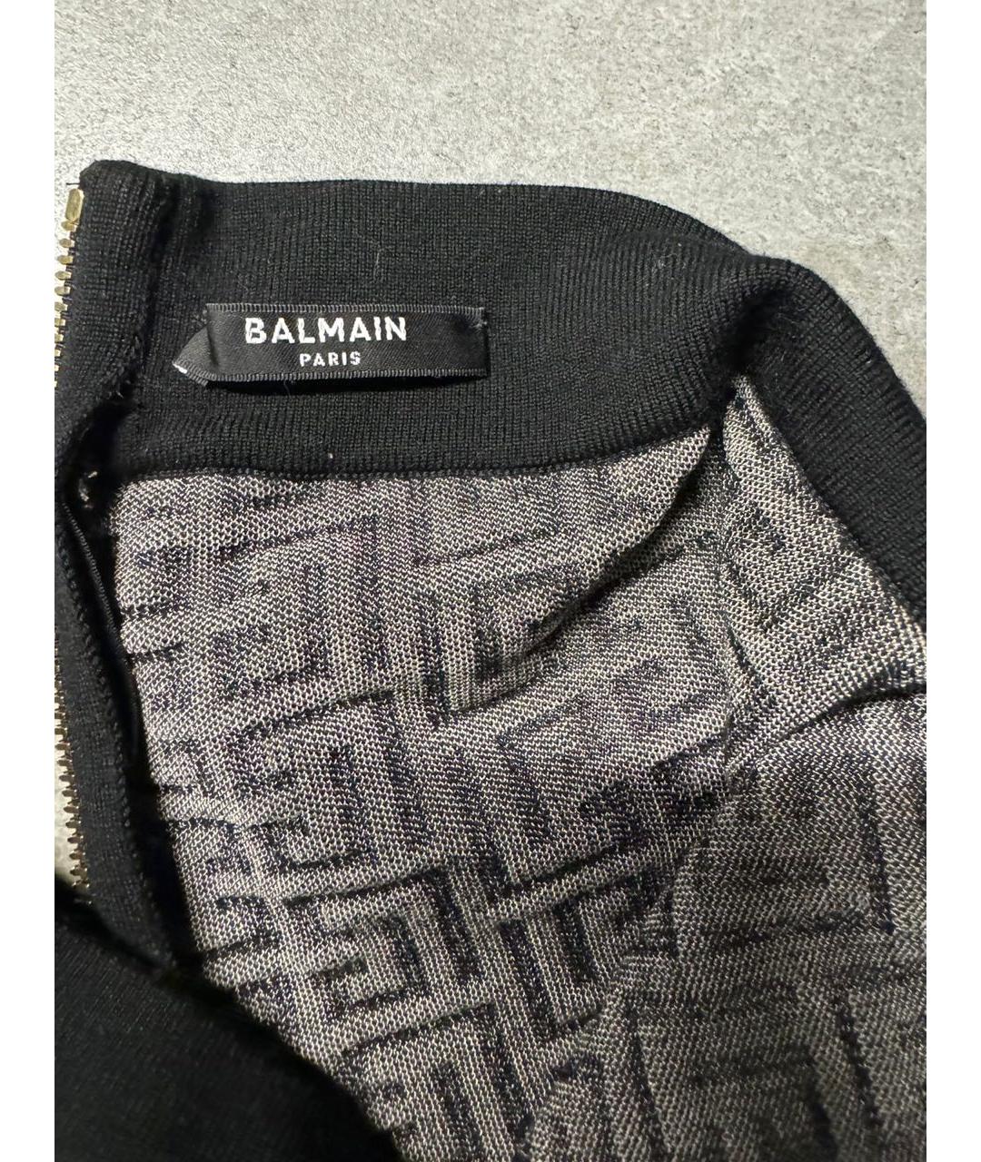 BALMAIN Черные вискозные шорты, фото 4