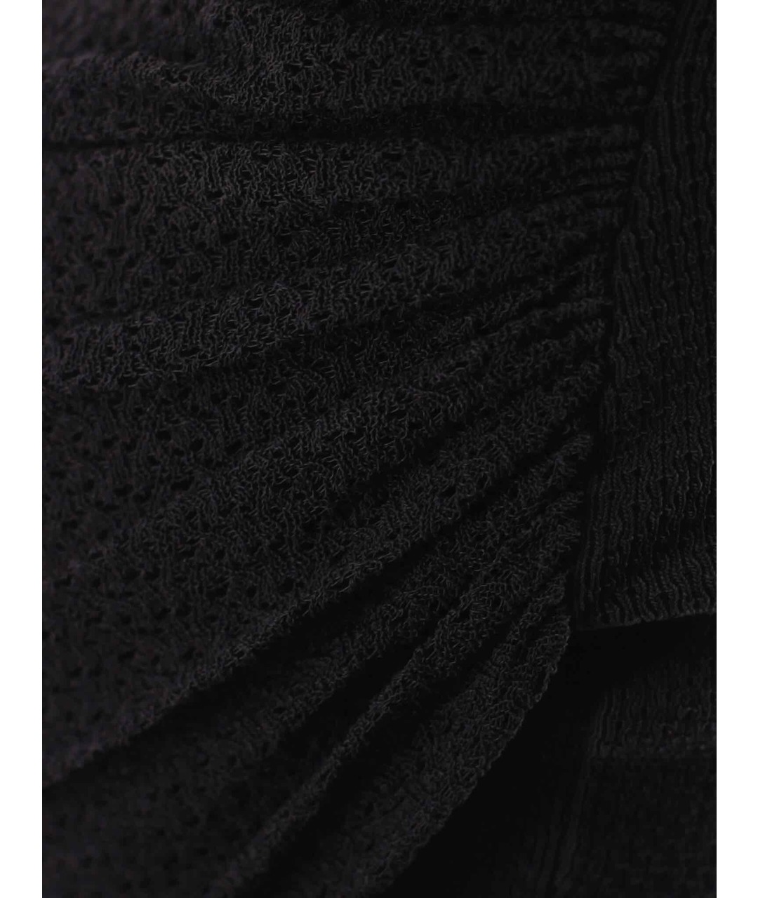 YVES SAINT LAURENT VINTAGE Черное шерстяное повседневное платье, фото 4