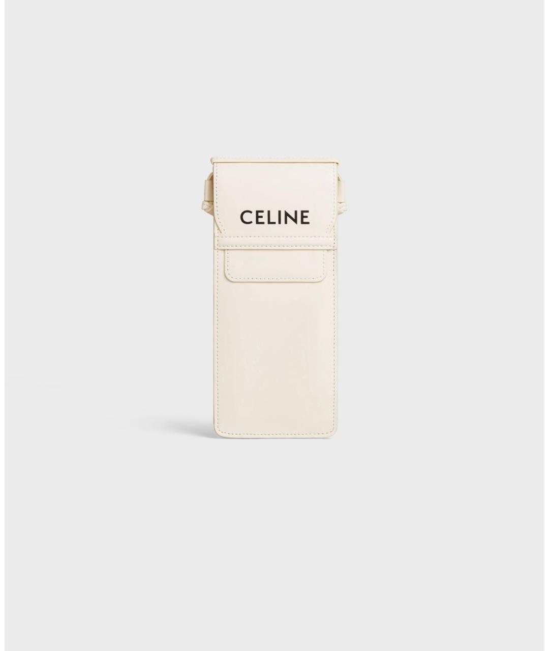 CELINE Белые пластиковые солнцезащитные очки, фото 4