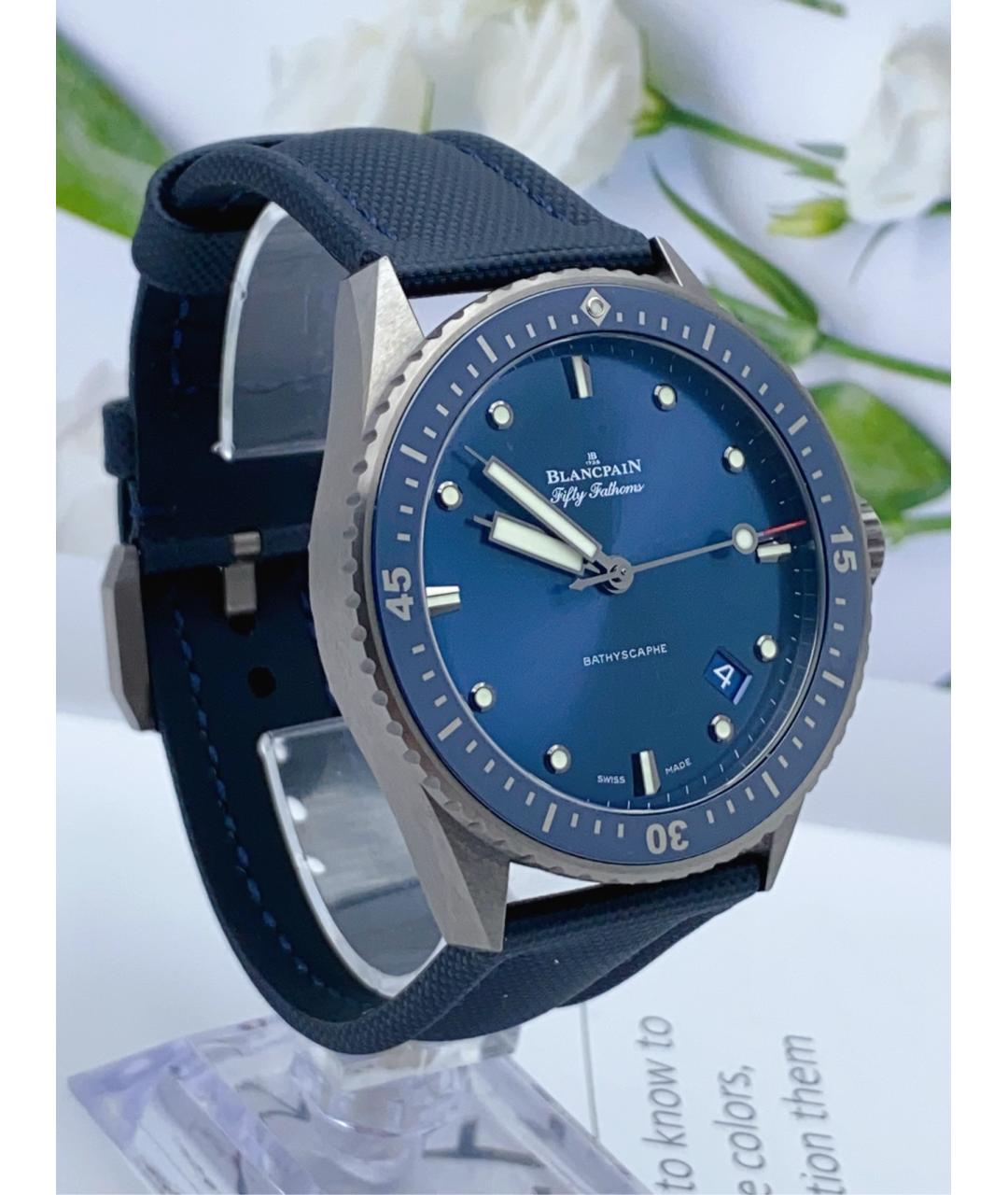 Blancpain Синие часы, фото 4