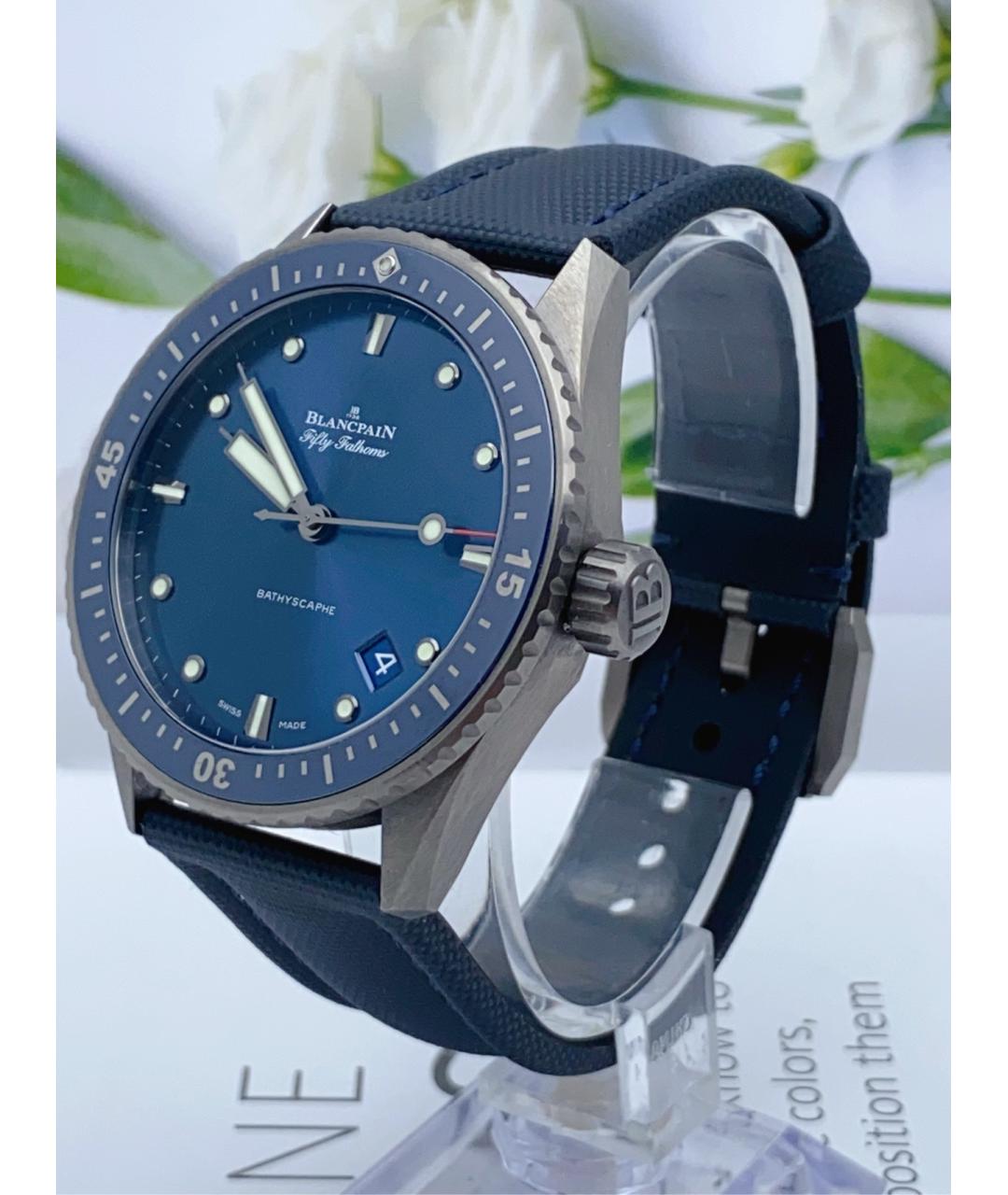 Blancpain Синие часы, фото 6