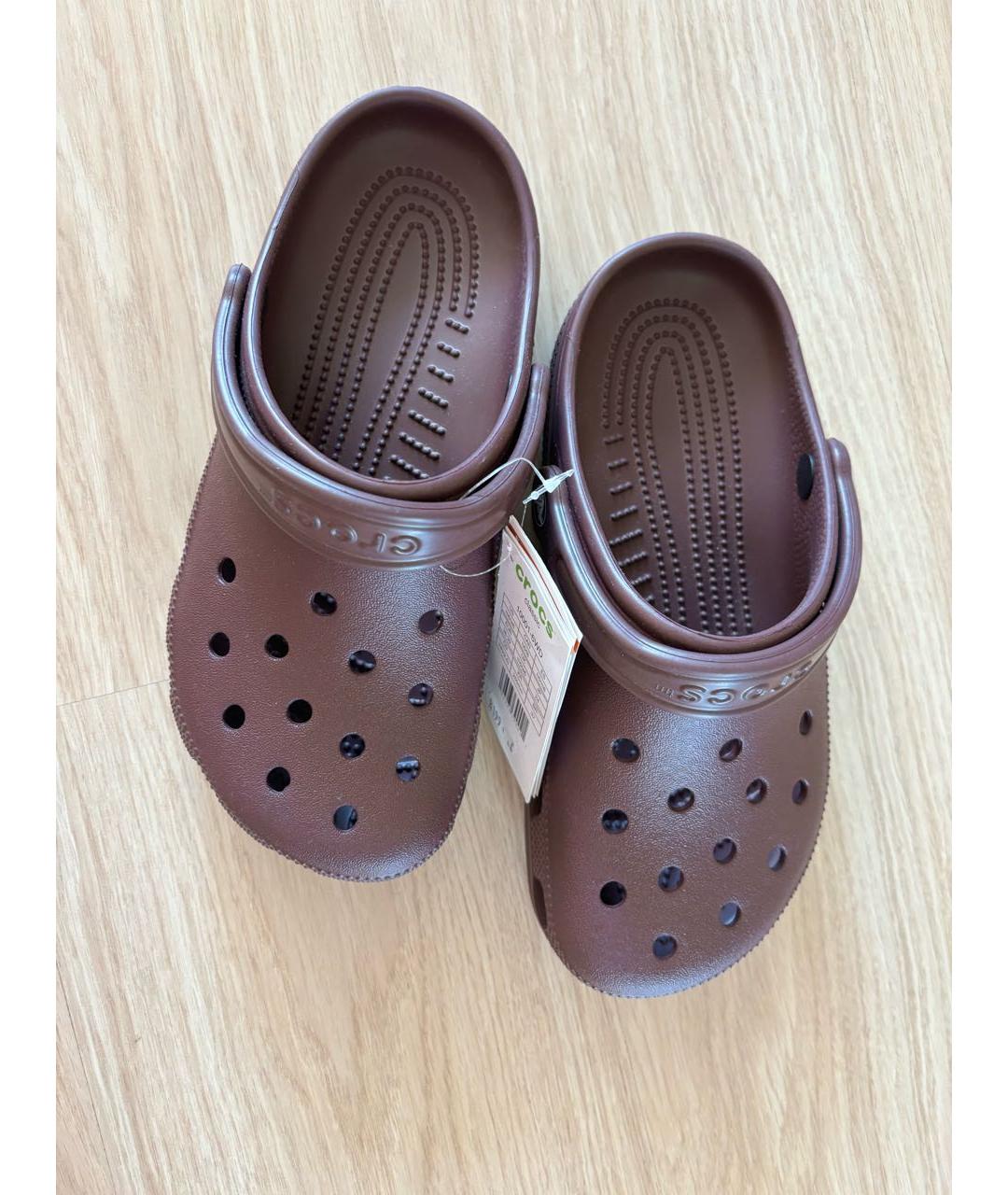 CROCS Фиолетовые резиновые сабо, фото 2