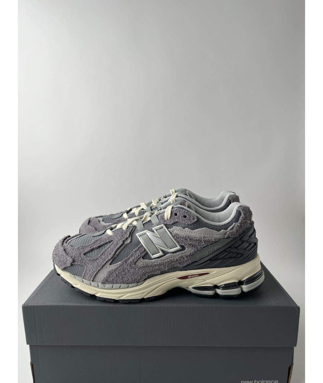 NEW BALANCE Серые низкие кроссовки / кеды, фото 3