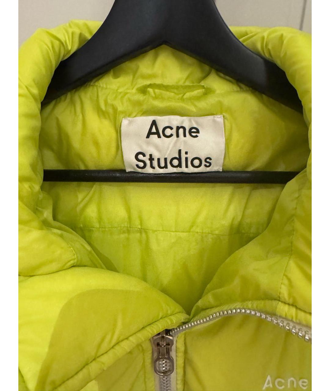 ACNE STUDIOS Желтый пуховик, фото 3