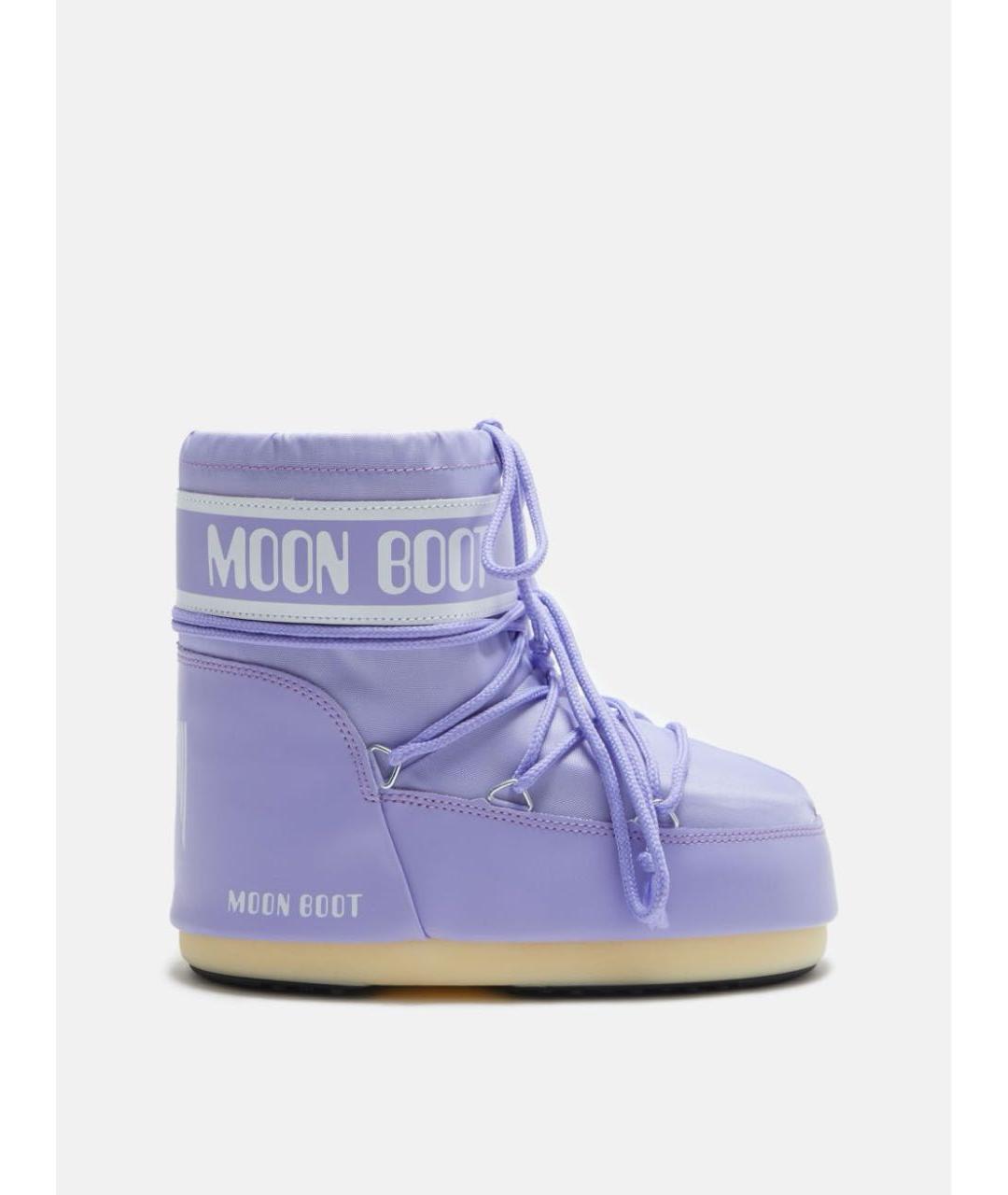 MOON BOOT Фиолетовые ботинки, фото 8