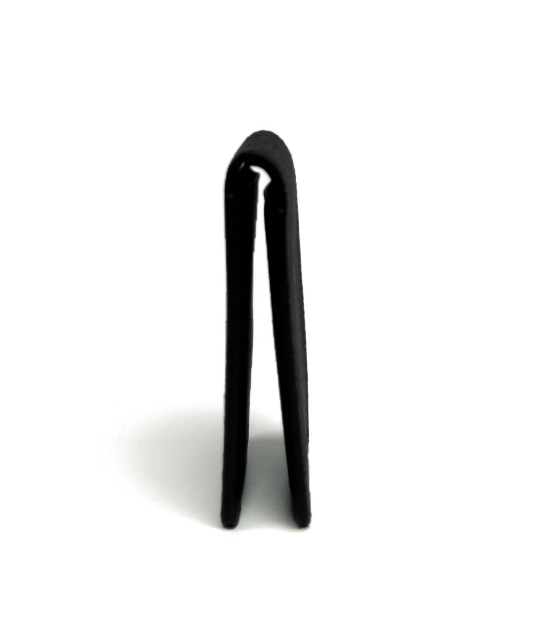 LOUIS VUITTON Черный кожаный кошелек, фото 7