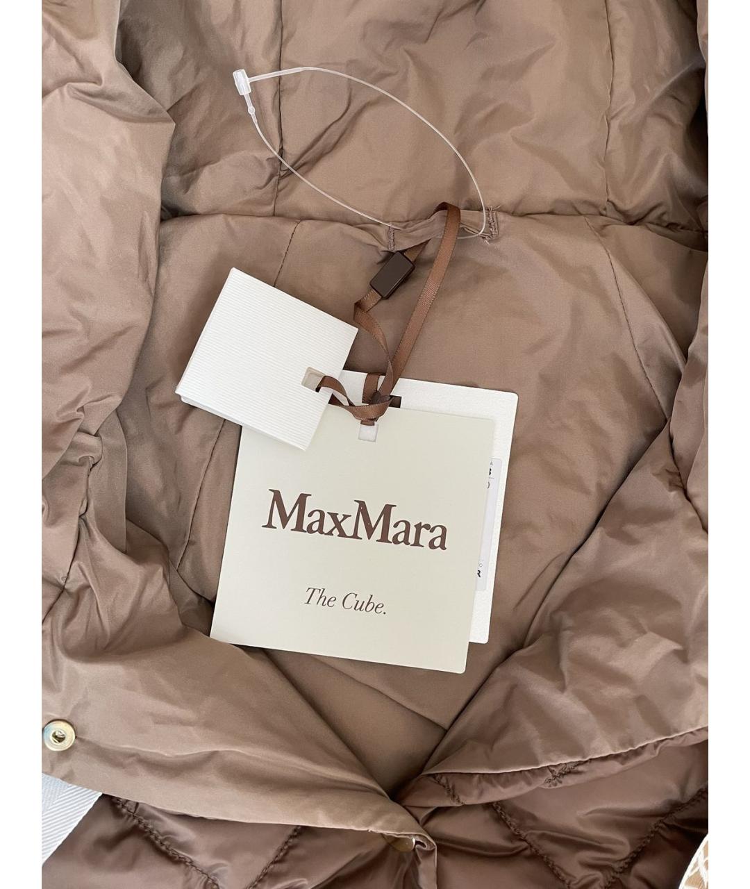 MAX MARA Коричневый жилет, фото 3