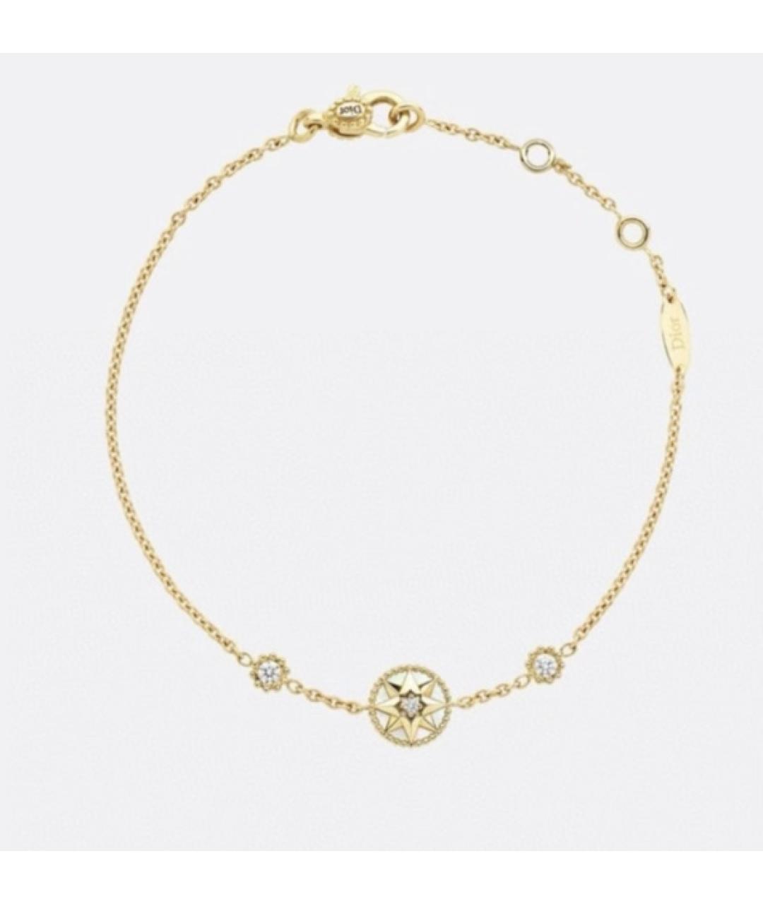 CHRISTIAN DIOR Желтый браслет из желтого золота, фото 1