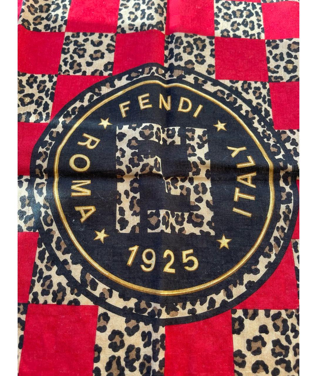 FENDI Бордовая повязка, фото 2