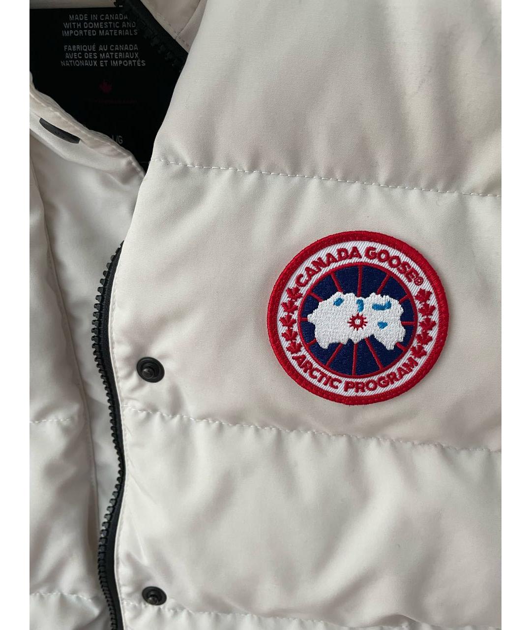 CANADA GOOSE Белый жилет, фото 4