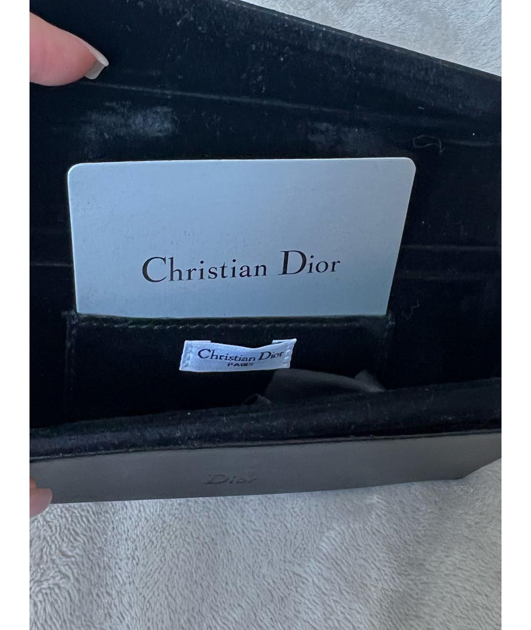 CHRISTIAN DIOR Голубые пластиковые солнцезащитные очки, фото 3