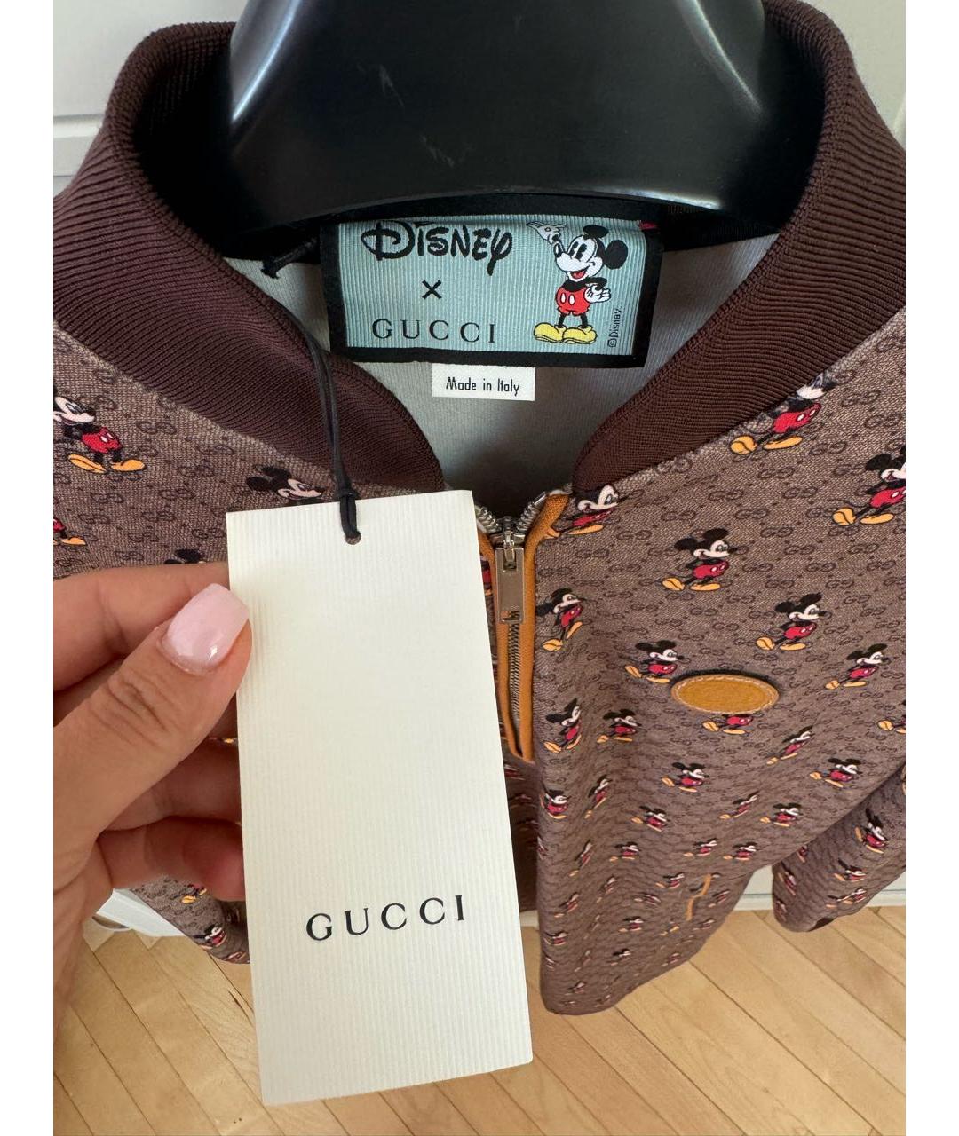 GUCCI Бежевое хлопковое повседневное платье, фото 3