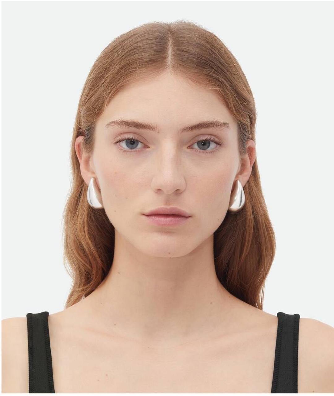BOTTEGA VENETA Серебряные серебряные серьги, фото 4