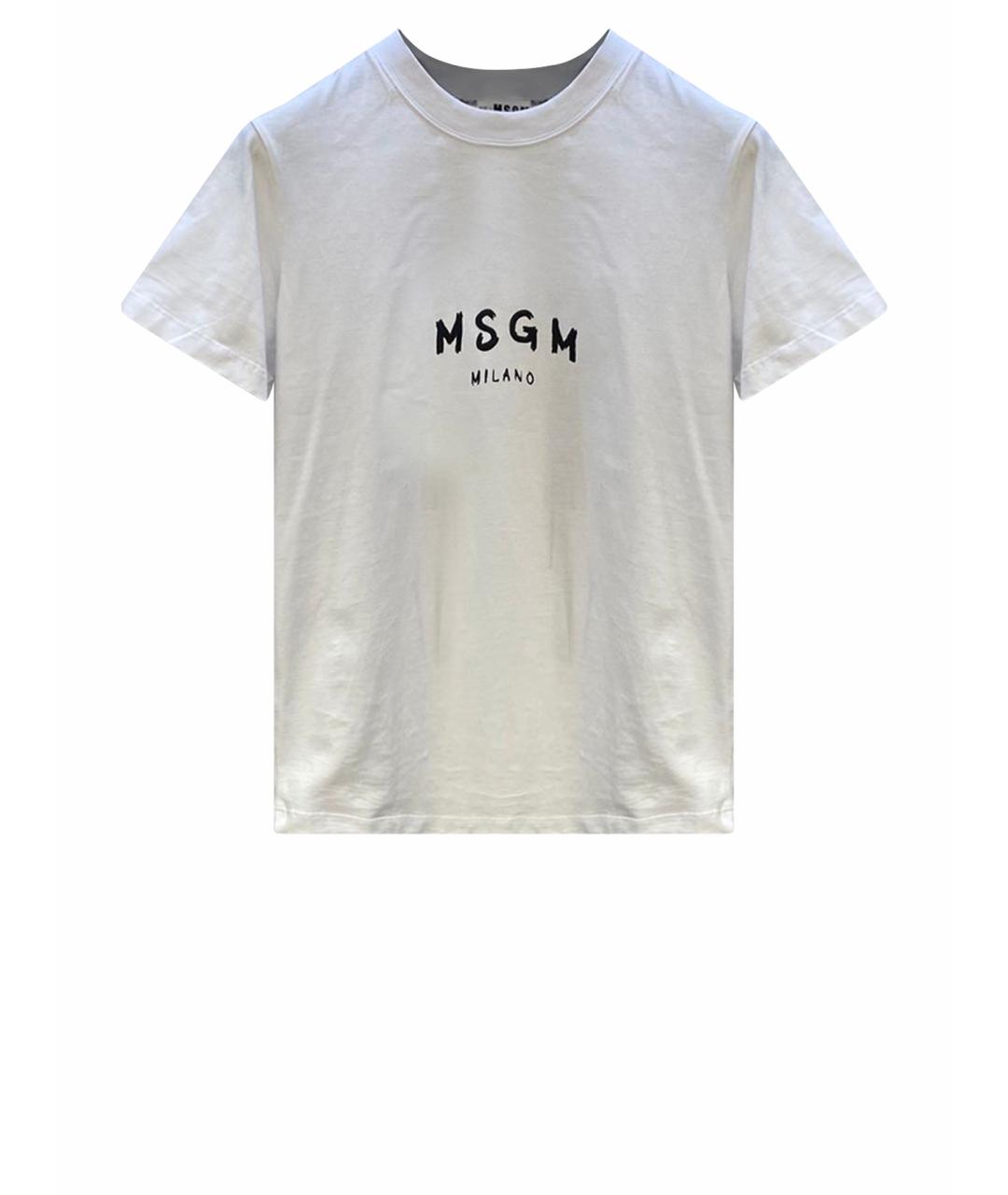 MSGM Белая футболка, фото 1