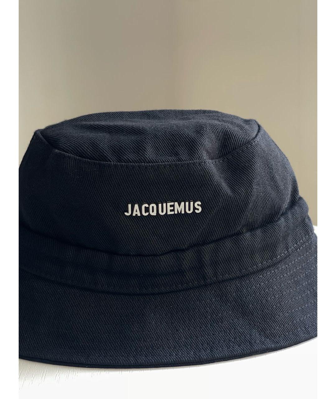 JACQUEMUS Черная хлопковая панама, фото 3