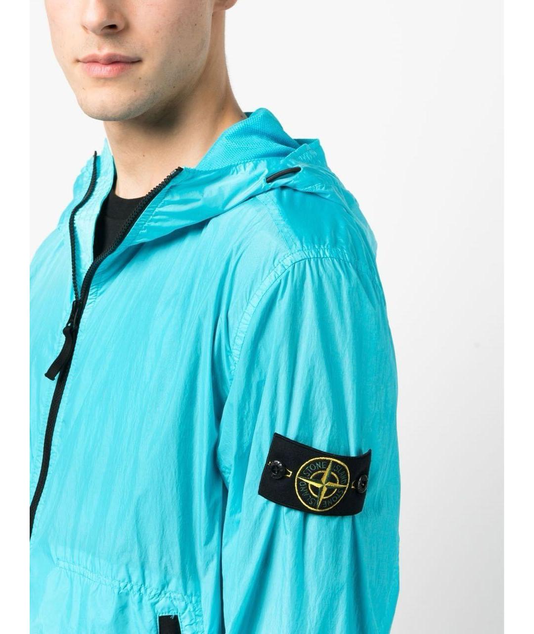 STONE ISLAND Бирюзовая куртка, фото 4