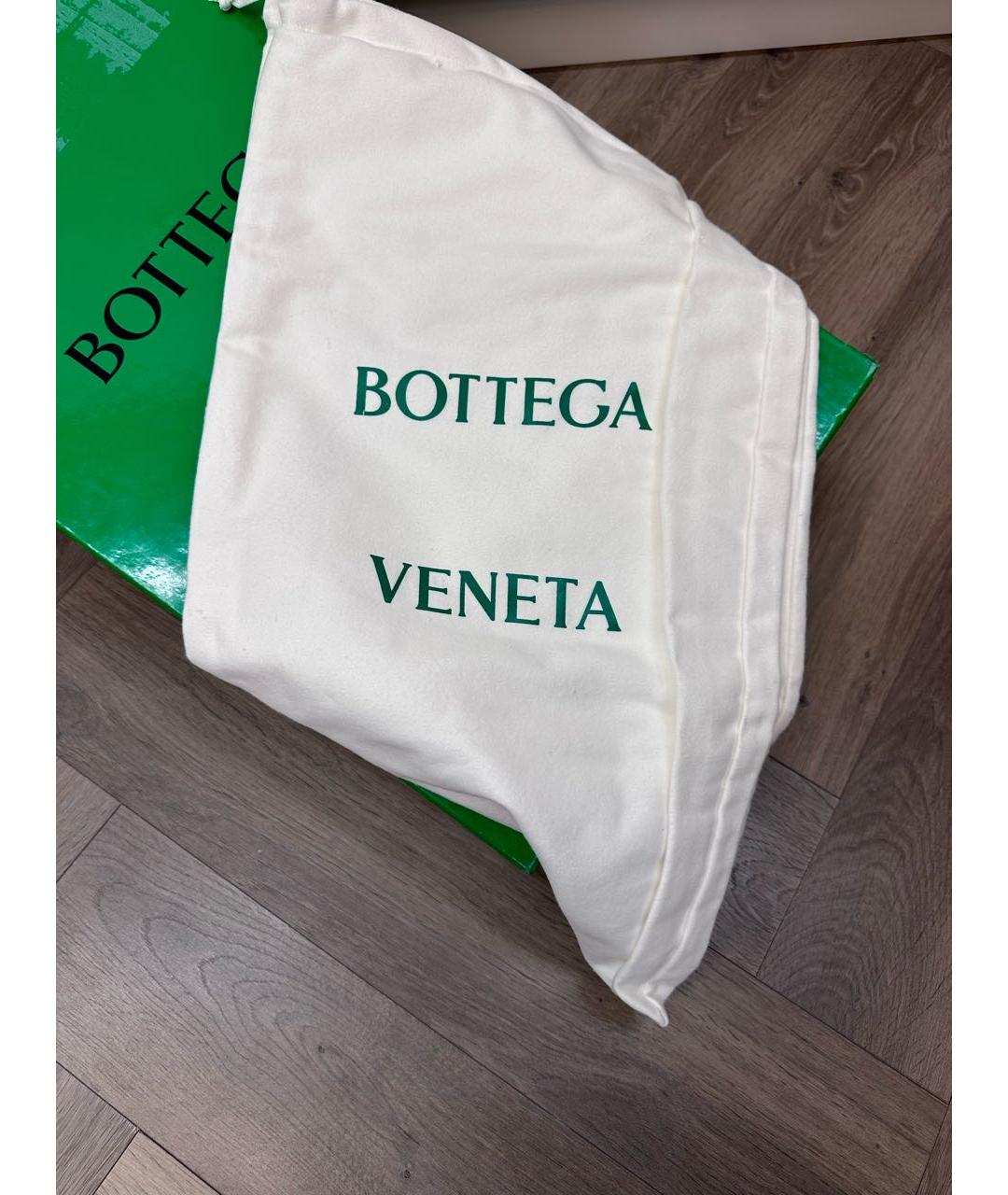 BOTTEGA VENETA Черные кожаные сапоги, фото 6