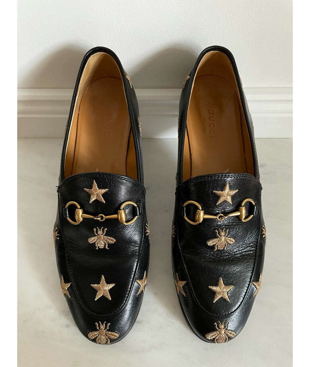 GUCCI Черные кожаные лоферы, фото 2