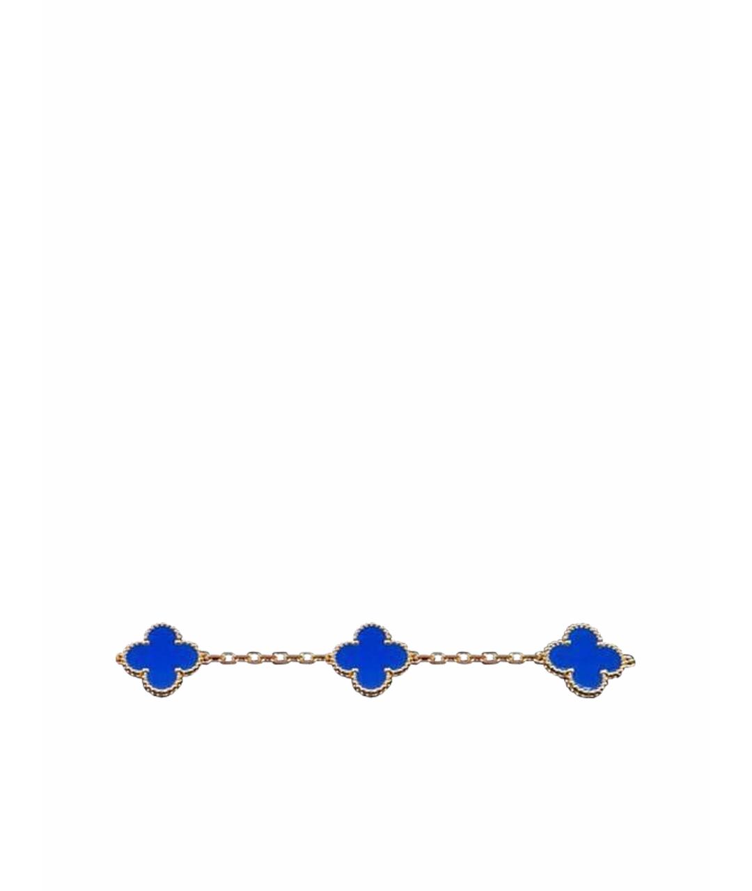 VAN CLEEF & ARPELS Синий браслет из желтого золота, фото 1