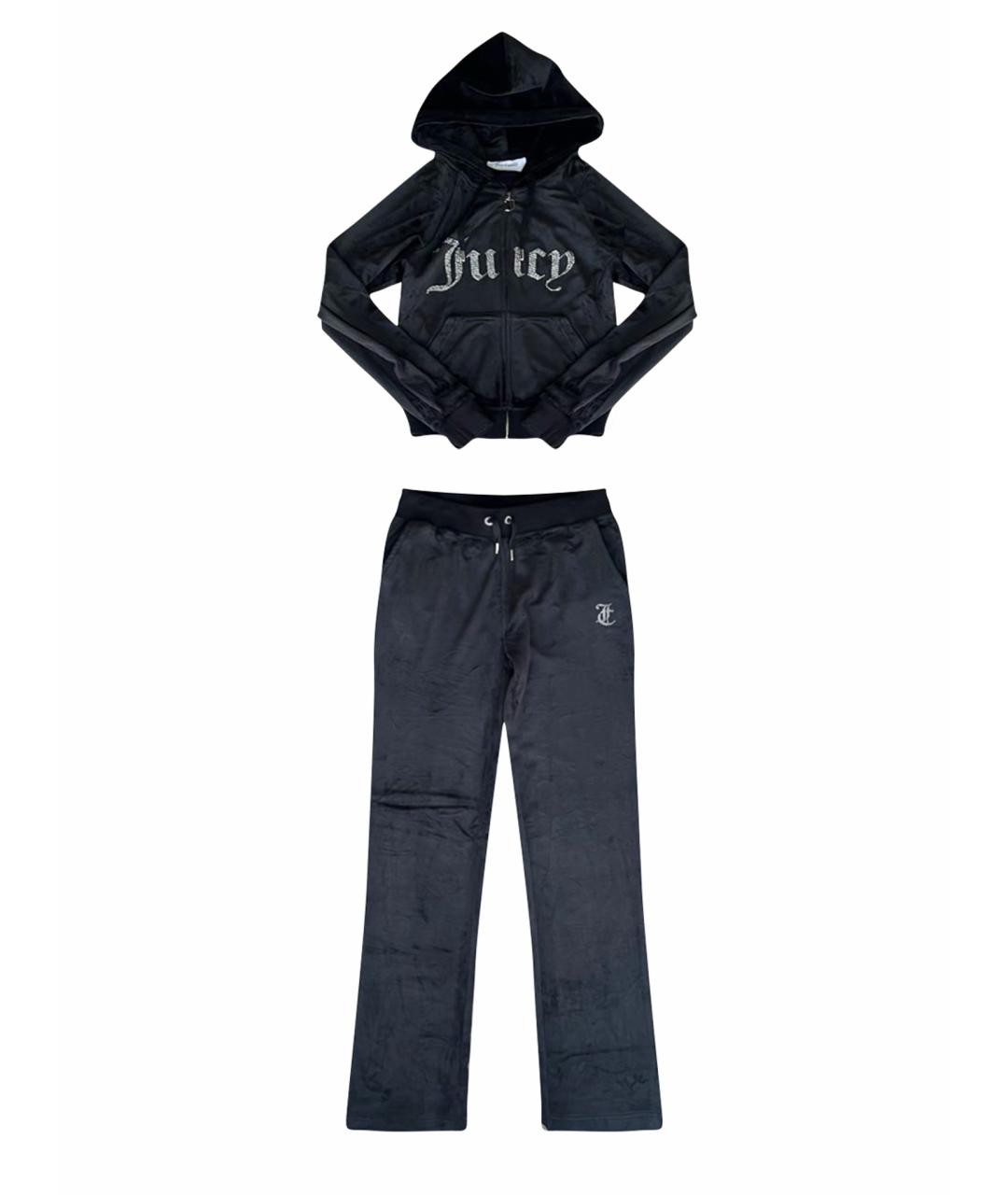 JUICY COUTURE Черный полиэстеровый спортивные костюмы, фото 1