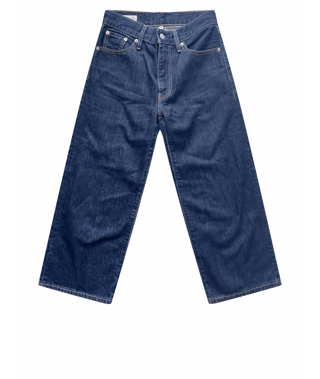 LEVI'S Синие хлопковые прямые джинсы, фото 1