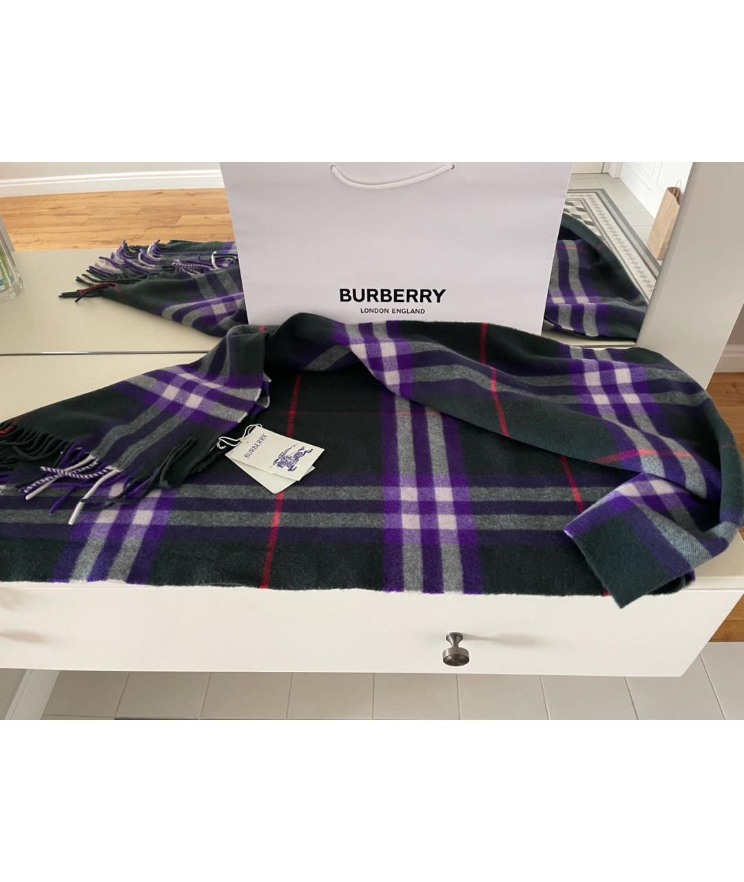 BURBERRY Мульти кашемировый шарф, фото 2