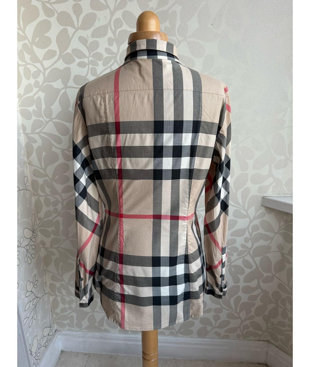 BURBERRY Мульти хлопковая рубашка, фото 2