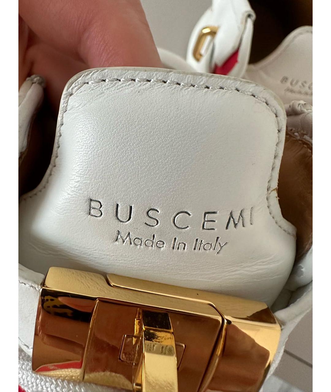 BUSCEMI Розовые кожаные кроссовки, фото 7