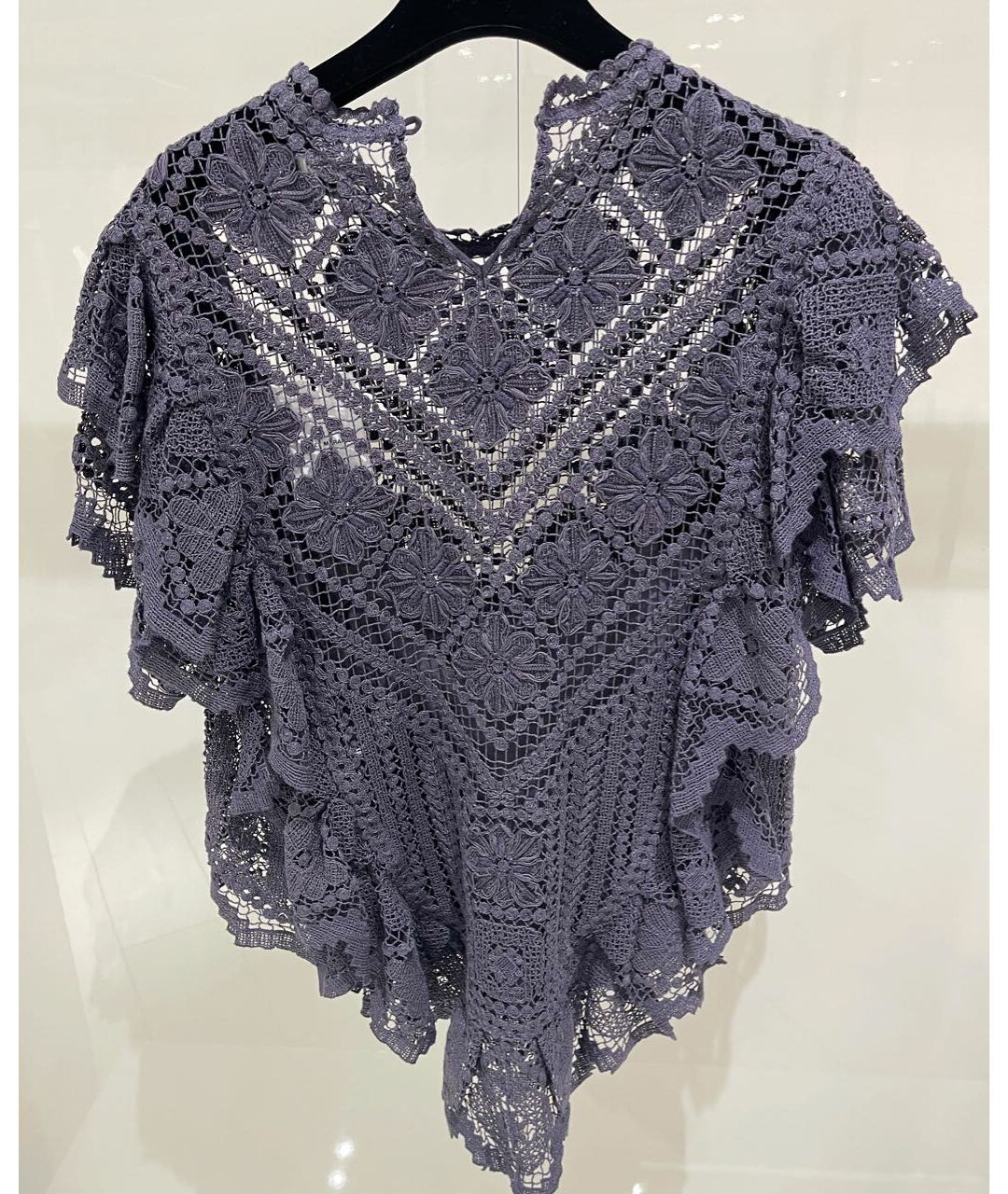 ISABEL MARANT Фиолетовая хлопковая рубашка, фото 2