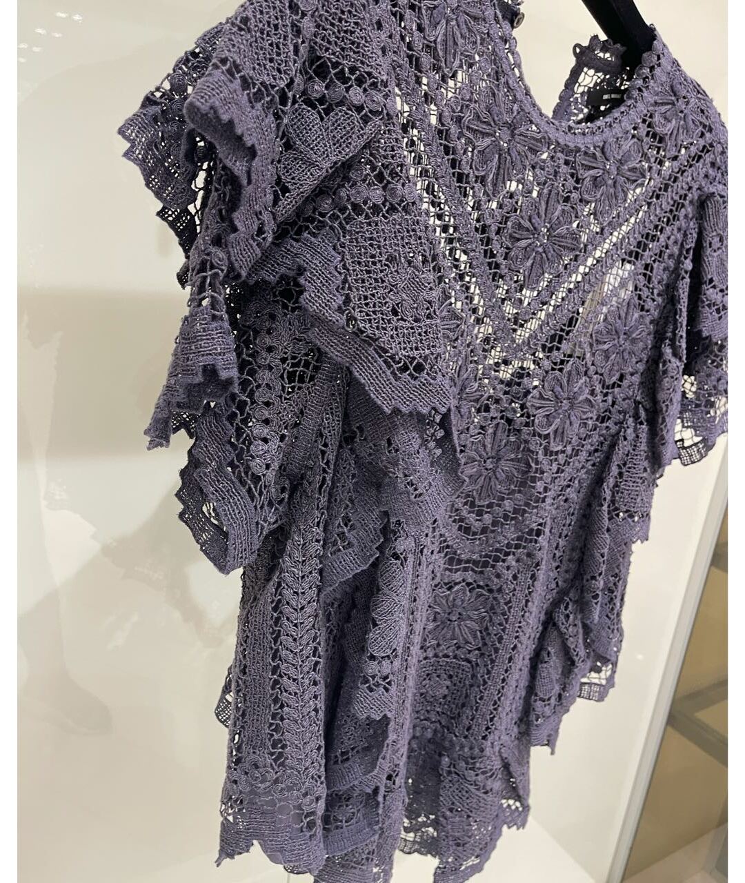 ISABEL MARANT Фиолетовая хлопковая рубашка, фото 4