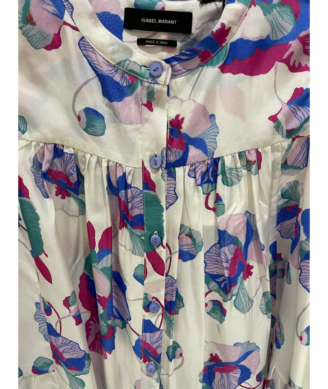 ISABEL MARANT Мульти шелковая рубашка, фото 3