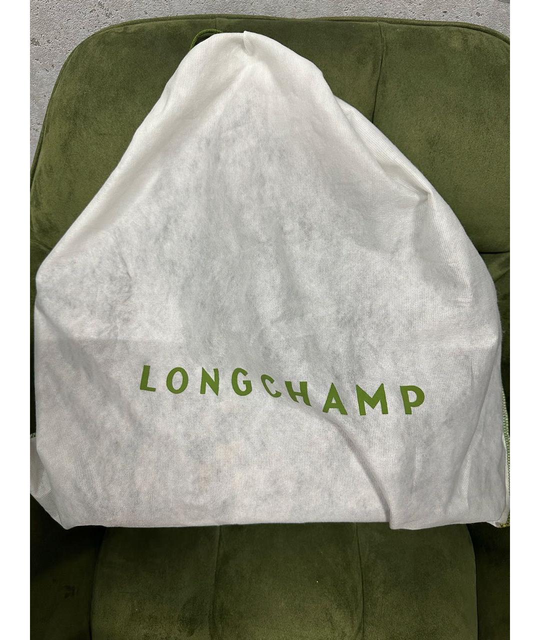 LONGCHAMP Черная меховая сумка тоут, фото 6